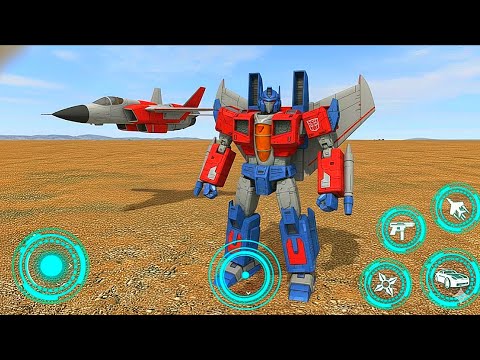Futuristic Starscream Transformers: Jet Robot City Battle 2025 - Android Gameplay