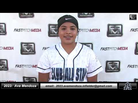 2023 Ava Mendoza Athletic Third Base Softball Skills Video - Club All Star Fastpitch