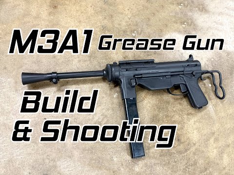 M3A1 Grease Gun - Review and Shooting