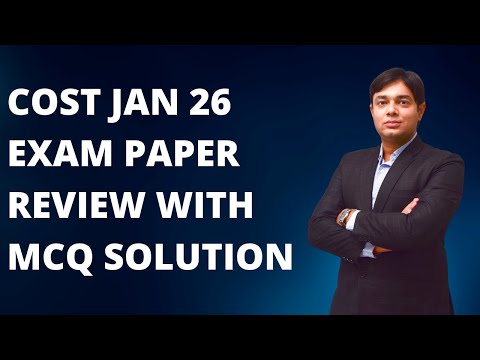 CA INTER COST JAN 26 EXAM REVIEW