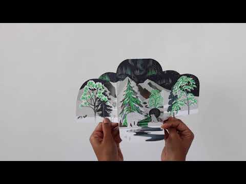 Northern Lights Holiday Cards - Set of 8