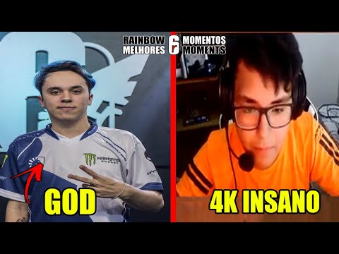 RUSH ÉPICO DO NESK, KURTZ EVAPORANDO GERAL, 1x5 DO MAIA E MAIS - MELHORES MOMENTOS R6