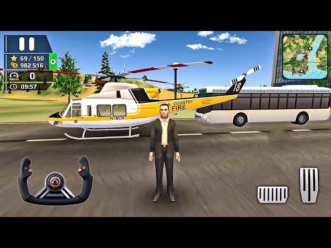 Helicopter Flight Pilot Simulator - Heli License Test Game #14 - Android Gameplay