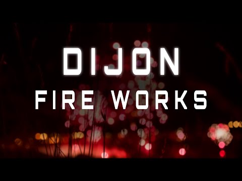 Dijon Fireworks Show 2025 from Above