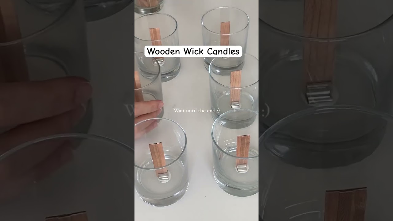 DIY Wooden wick Candles #candlemaking #candlemakingathome #candlemakingbusiness #woodenwickcandles
