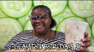 SLAYTEMBER DAY 5: VIRAL TIKTOK JALAPEÑO POPPER CUCUMBER SALAD REVIEW #THEREVIEWQUEEN