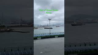 Port of Busan South Korea #cruisetour #travel #seatravel #cruiseship #tour#busan #korea