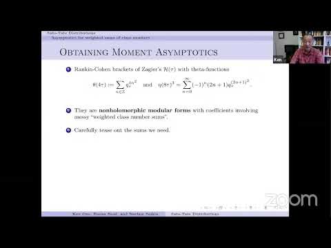 Prof. Ken Ono - ICCGNFRT-2021