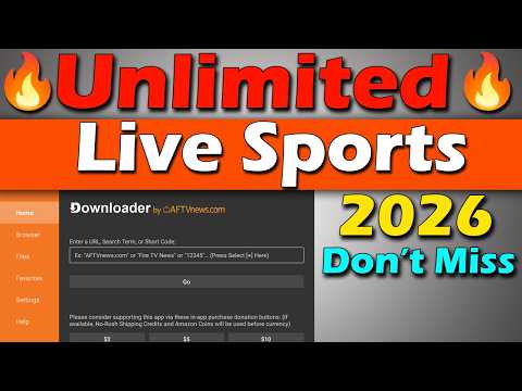 🔥 Unlimited Live Sports Any Firestick In 2026 🔥 #firesticktv