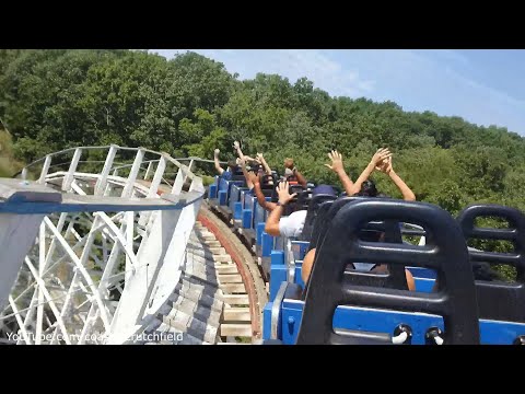 Back row point of view footage of Screamin' Eagle