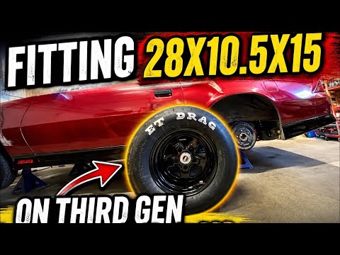 How To Fit 28x10.5x15 Tires On A Third Gen Camaro!!!