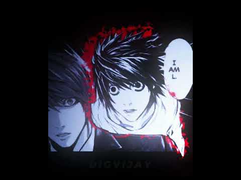 L EDIT  [ MANGA DEATH NOTE ] #DEATH NOTE #EDIT #ANIME#MANGA#L#LIGHT