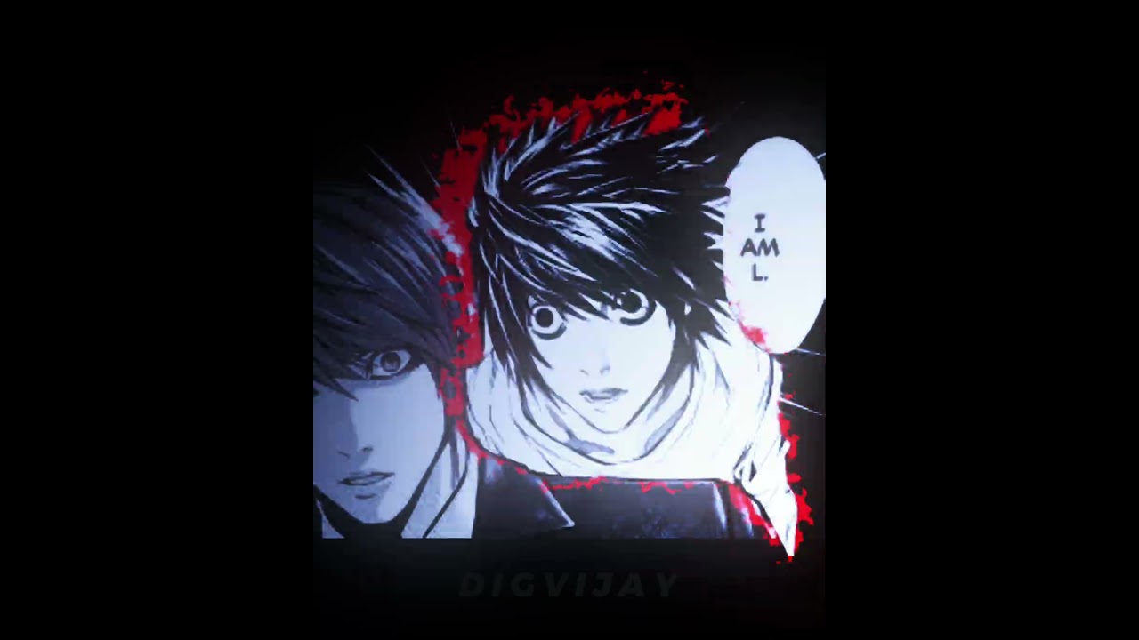 L EDIT  [ MANGA DEATH NOTE ] #DEATH NOTE #EDIT #ANIME#MANGA#L#LIGHT