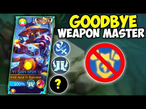 GOODBYE WEAPON MASTER!! NEW EMBLEM YI SUN SHIN PATCH/UPDATE TERBARU | EMBLEM & ROTASI TOP GLOBAL YSS