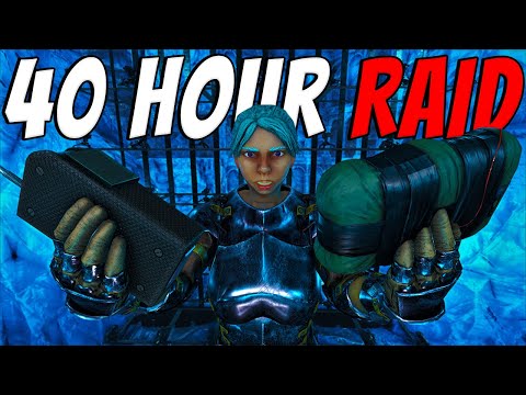 How I RAIDED North Ice Cave For 40 HOURS STRAIGHT - ARK