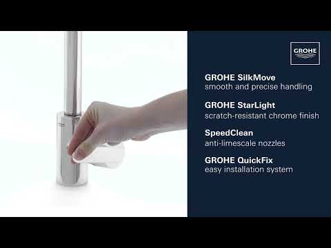 Grohe Get - Keukenkraan met uittrekbare sproeikop, chroom 31484001