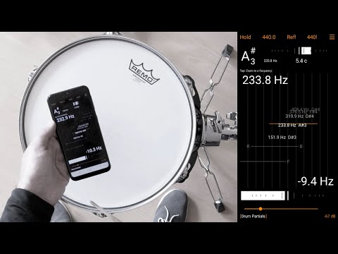 Harmonic Tuner Drum Set Video