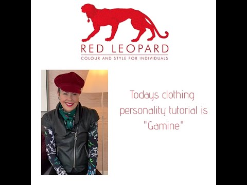 What is the Gamine clothing personality?