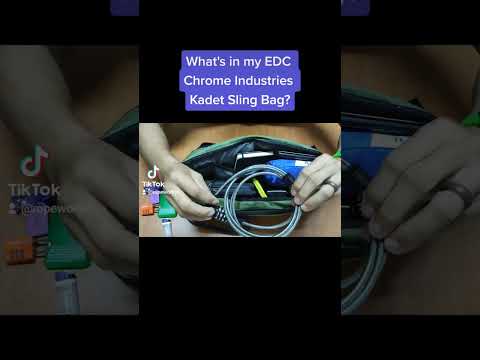 What's in my EDC Chrome Industries Kadet Sling Bag?