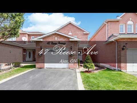 47 Reese Ave  Ajax, ON