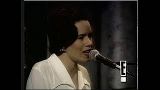 Natalie Merchant of 10,000 Maniacs on E! Inside Word - June 4, 1993 (How You&#39;ve Grown, Verdi Cries)