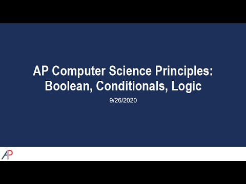 AP Computer Science Principles (Day 3): Conditionals (pt. 1)