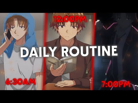 The Perfect Ayanokoji Daily Routine (Science-Based)