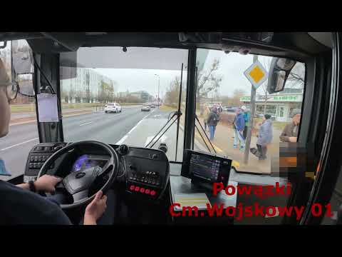 Przejazd Linią 180 Mza Warszawa Chomiczówka - Wilanów