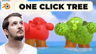 How I Made a Cartoon Tree in 3D So Fast!