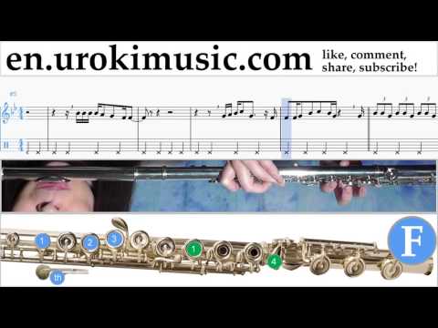 Flute lessons Kesha - Praying Sheet Music Tutorial um-i-fn352