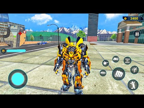 Bumblebee Multiple Transformation Jet Robot Car Game 2020 - Android Gameplay