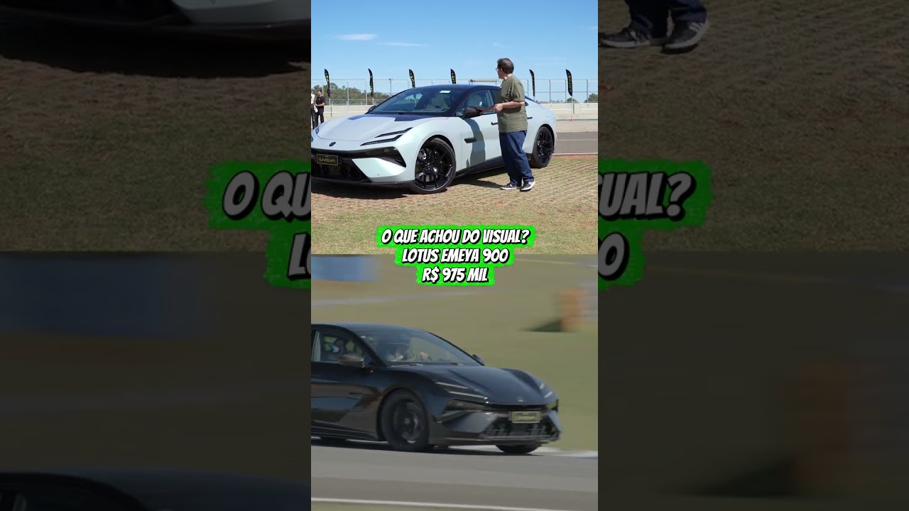 O VISUAL DO NOVO LOTUS EMEYA 900: O que você achou? 🚙✨