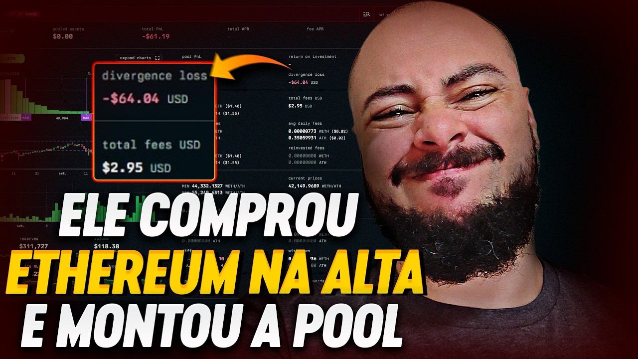 COMPROU ETH E DESPENCOU😅 ANALISANDO A POOL DO MEU ALUNO