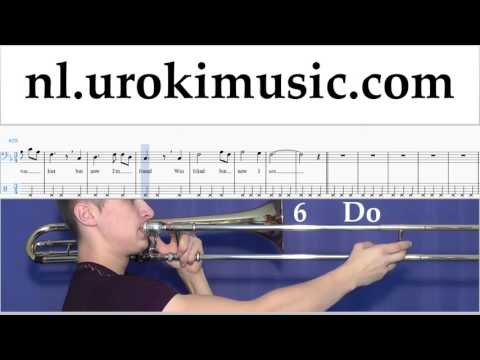 Tromboneles Amazing - Grace Muzieknoten Cursus Deel#2 um-b374