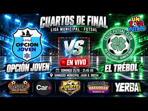 🔴 EN VIVO | OPCION JOVEN vs EL TREBOL ⚽ 4to de Final | Liga Municipal