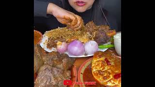 Download lagu ASMR EATING SPICY MUTTON CURRY MUTTON LIVER FISH AND CHICKEN CURRY EATING CHALLENGE #shorts mp3