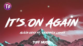 Alicia Keys - It&#39;s On Again Lyrics ft  Kendrick Lamar (Spider-Man 2) (Lyrics/Letra)