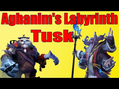 DoTa 2 Aghanim's Labyrinth Solo Tusk 5 lvl