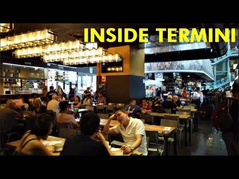 Eating in Termini Station (Central Market) Full Tour