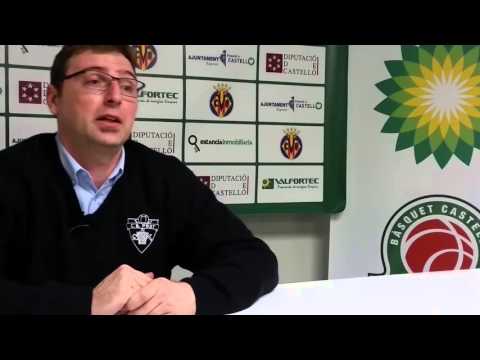 Rueda de Prensa Roberto Sanchez tras el Amics 68 - CB Prat Joventut 69
