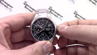 Часы Casio EDIFICE EF-316D-1A [EF-316D-1AVEF] - видео обзор от 