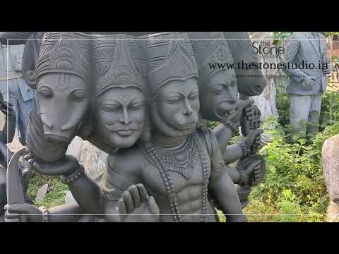 Panchmukhi hanumanji statue, for temple, size: 5.5 ft