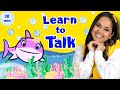 Sharks Dinosaurs Cars Learn To Talk With Ms Moni Toddler Learning Videos