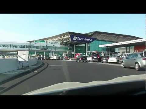 ROMA airport Fiumicino motorway ** autostrada aeroporto Leonardo da Vinci km 18