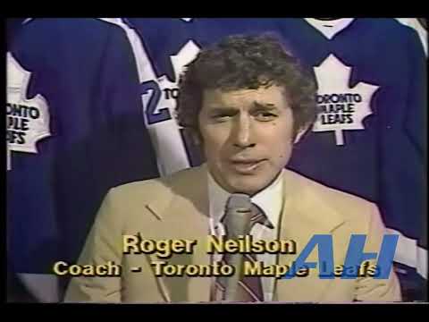 NHL Apr. 10, 1979 Fred Creighton, Roger Neilson interviews Toronto Maple Leafs Atlanta Flames