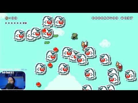 With Mario Keep Run Y + Right 40 Seconds | Super Mario Maker 2 Viewer Level Shorts