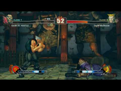 GeoM MoDInside (Guile) vs GeoM DC HUSTLE (Balrog) Part 1.wmv