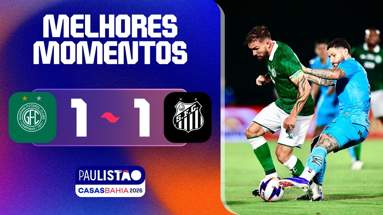 Guarani vs Santos Highlights
