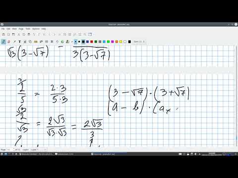 Raționalizarea numitorului unei fracții