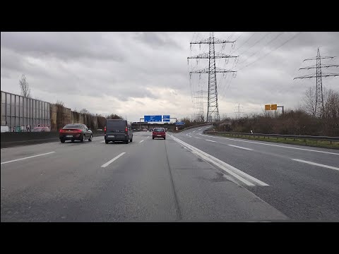 a drive from Steinbach to Flörsheim over highway/Autobahn A66